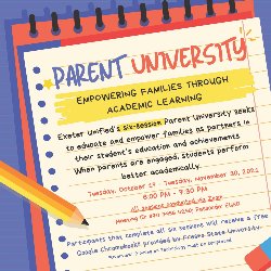 parent university details cover page